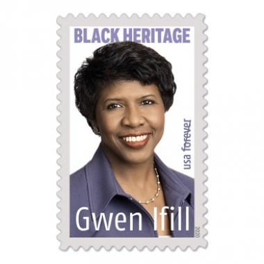 Gwen Ifill (Black Heritage series, U.S. Postal Service)