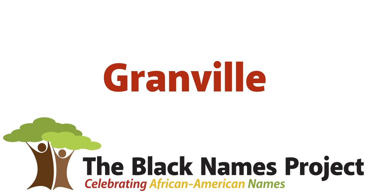 Granville The Black Names Project